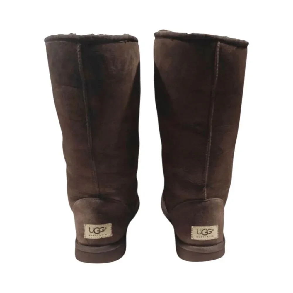 UGG Classic Tall 'Chocolate Brown' Winter Boot Size 7